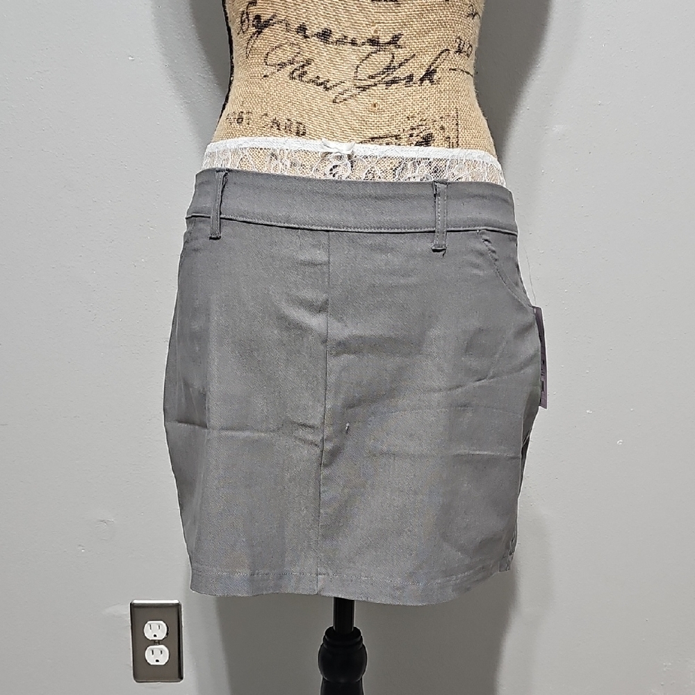 Nwt Lace Trim Waist Stretchy Women's Skirt